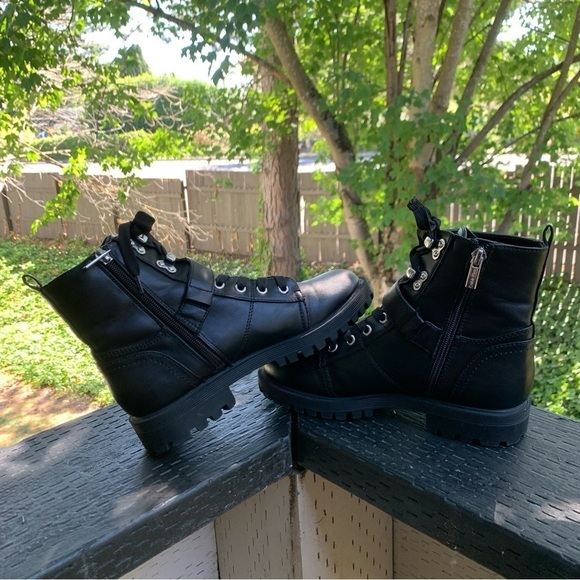 Calvin Klein Women’s Black Gavin‎ Moto Boot Size 5.5 - Picture 6 of 7